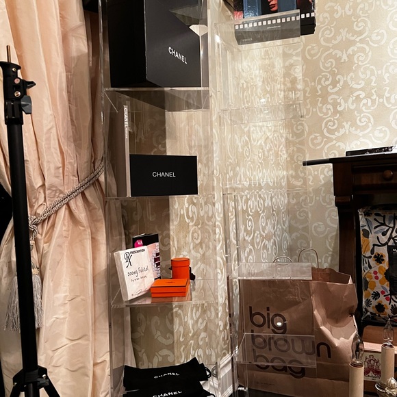 DESIGNER SHOE BOXES/DUST-RUFFLES chk my OFFER UP COUTUREHOARDERS for even more - Picture 11 of 15